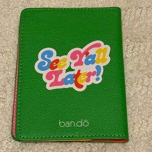 faux leather passport book